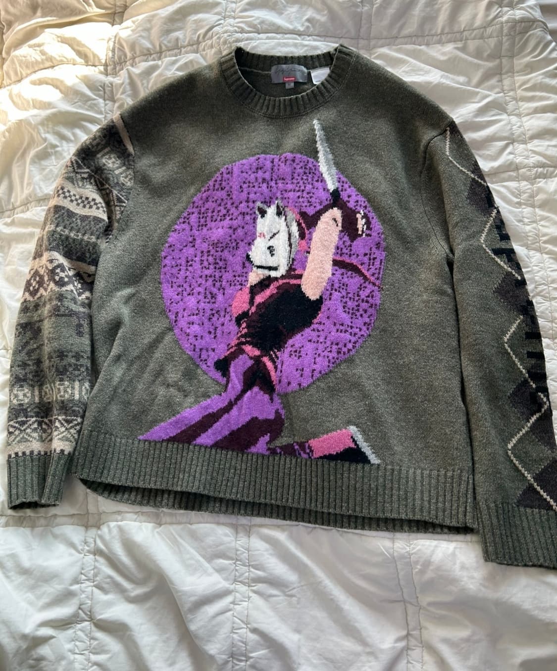 Yohji Yamamoto+Supream Sweat Shirts M 상품이미지1