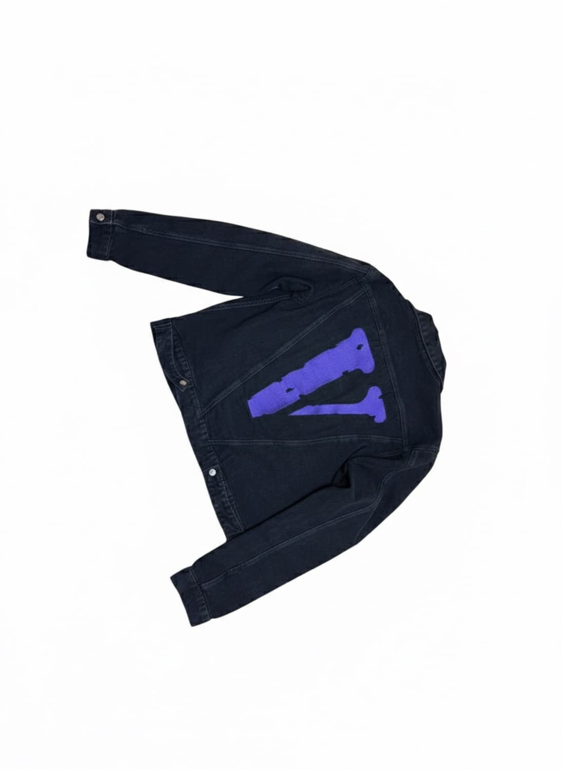 브이론 프렌즈 퍼플 데님 자켓 상품이미지2