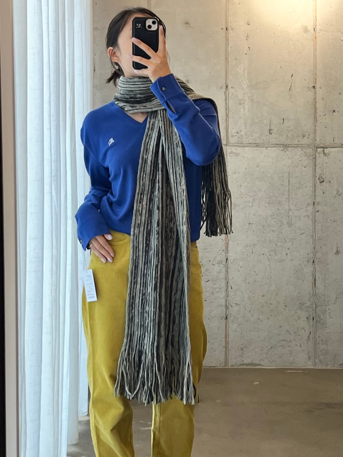 BEAMS 빔즈 스트라이프 머플러 상품이미지5