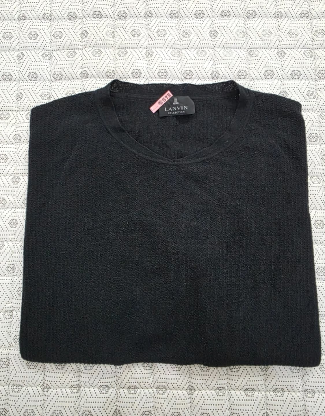 랑방 컬렉션 여성 블랙 삼선 니트 FREE 상품이미지1