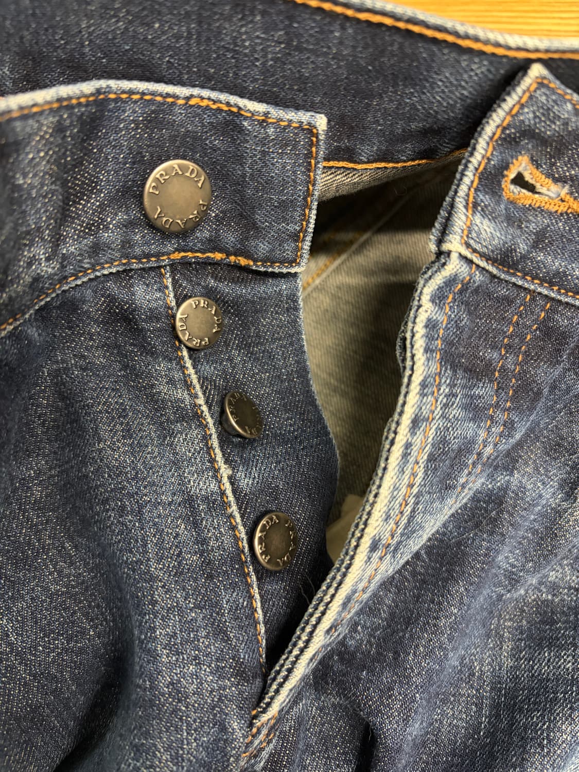 프라다 중청 데님 30 상품이미지7