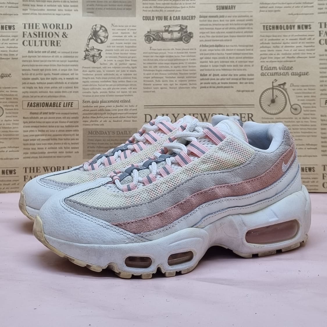 나이키 에어맥스95 블리치드 코랄 운동화230 상품이미지1