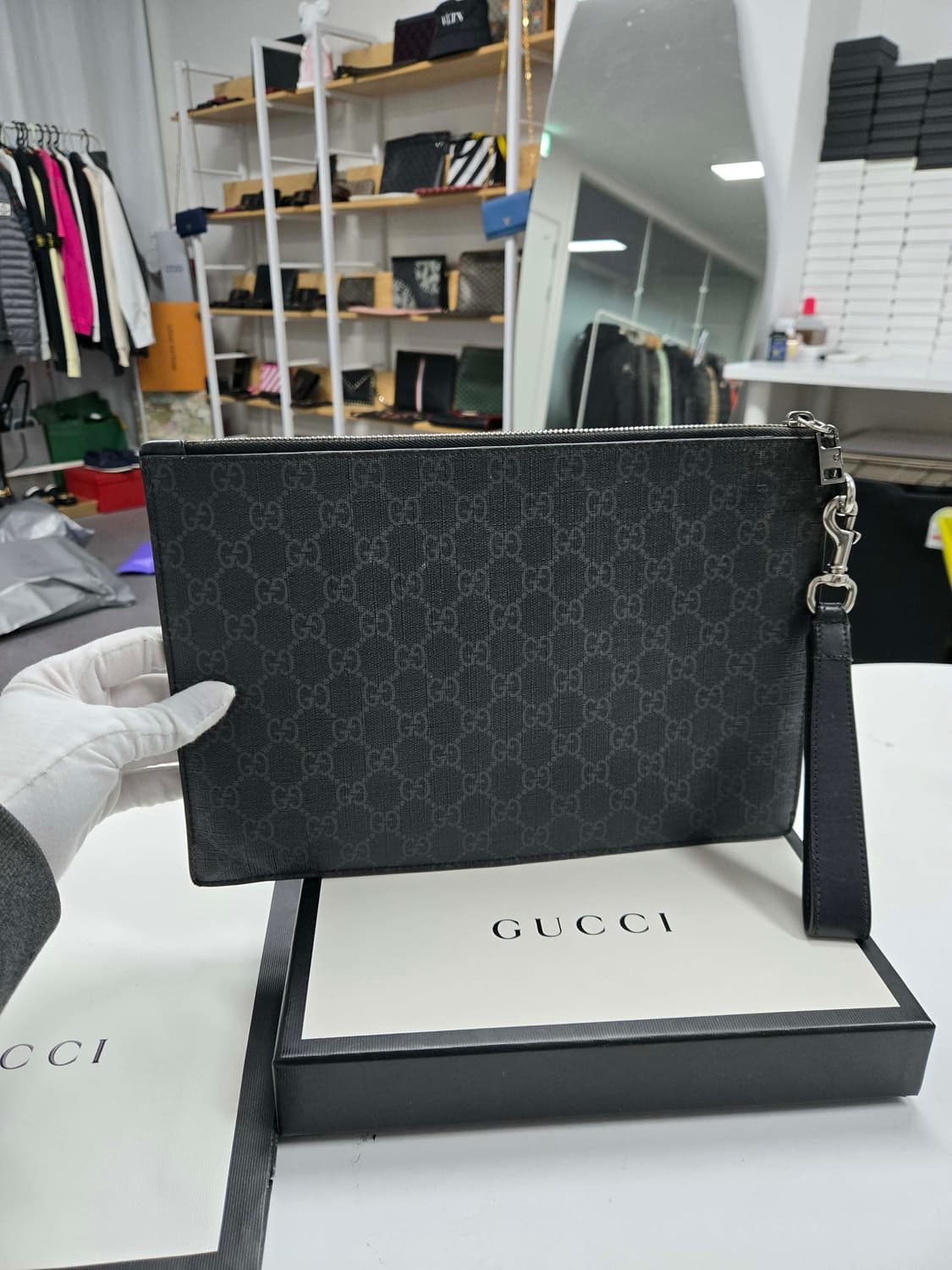 [A급컨디션] 구찌 킹스네이크 클러치백 상품이미지2