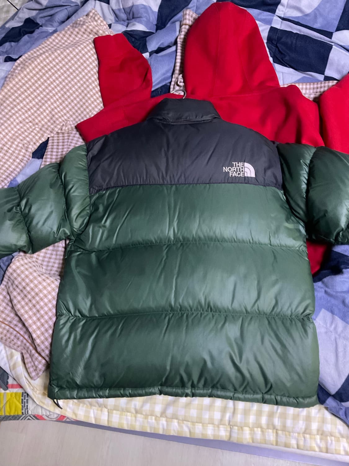 노스페이스 700 눕시 패딩 카키 S 상품이미지2