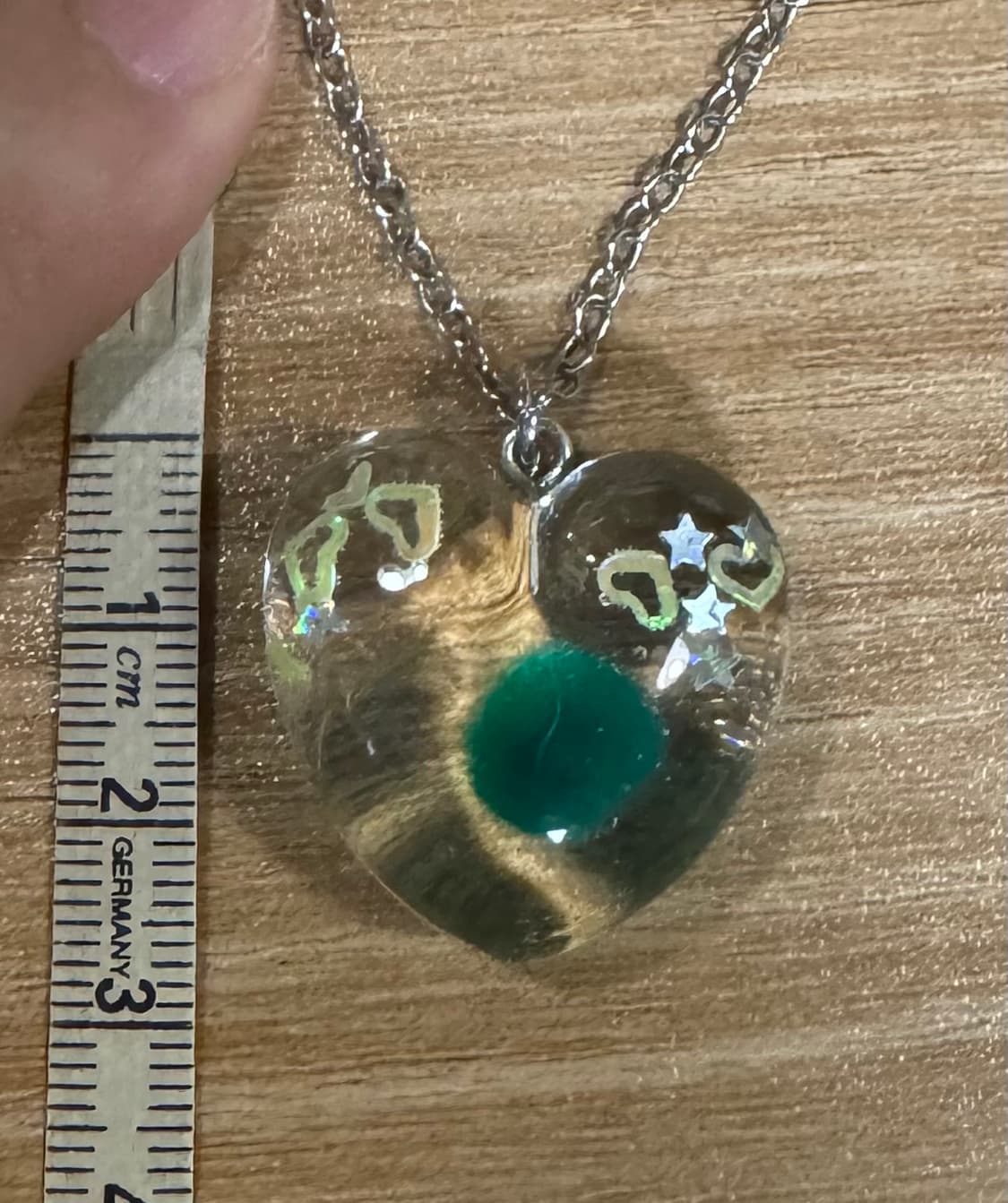 일본 마리모 하트 실버 팬던트 목걸이 후와후와하우스 상품이미지7