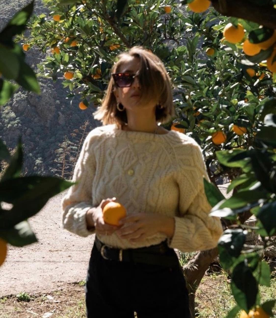 빈티지니트_흰순이 아란니트,폼폼이 울100 상품이미지10