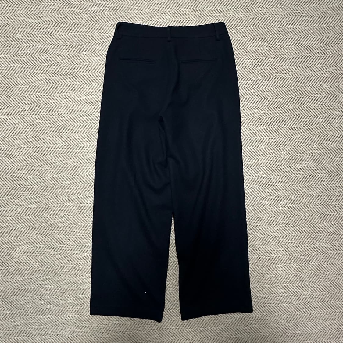 UNITED ARROWS japan wide slacks navy 상품이미지2