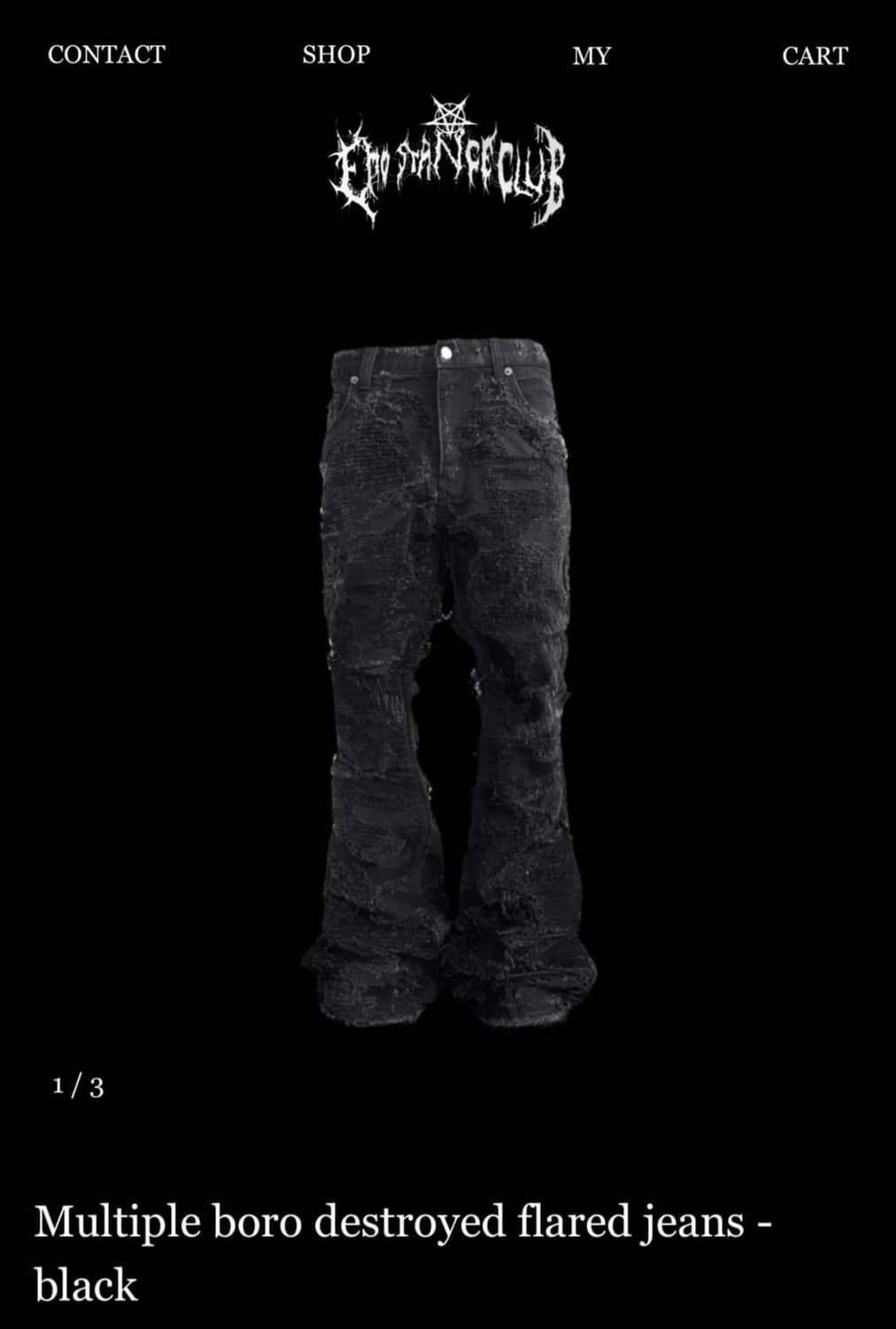 에모스탠스클럽 보로 디스트로이드 플레어 진 상품이미지1