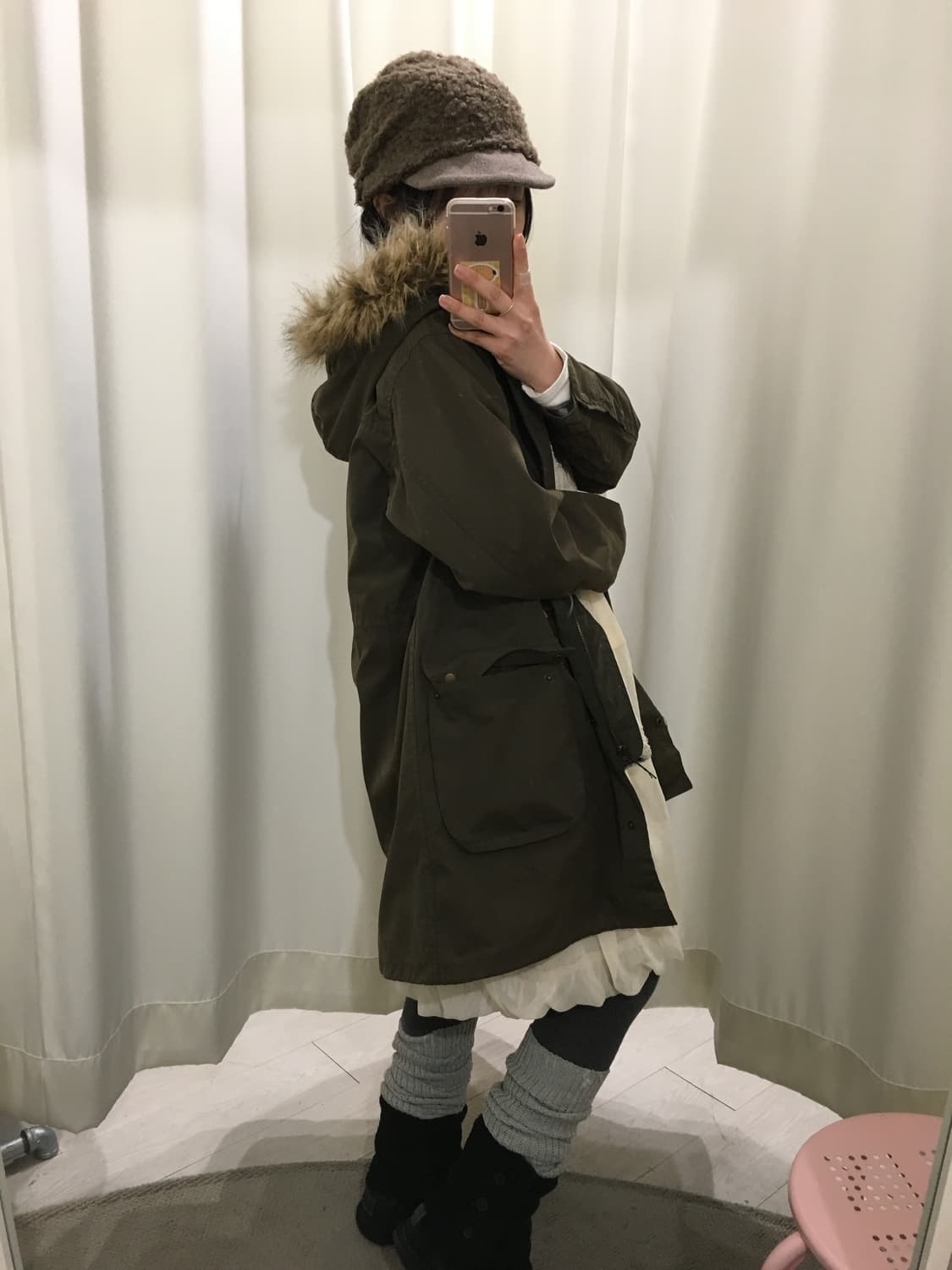 내피 탈부착 모리걸 야상 상품이미지4