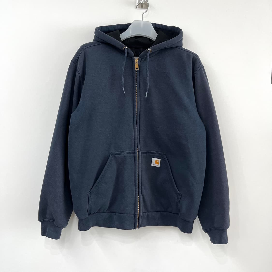 칼하트 레인디펜더 네이비 써멀 후드집업 상품이미지2
