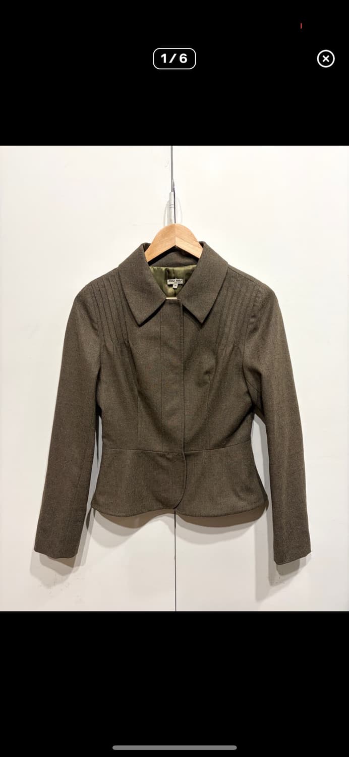 미우미우 울 자켓 상품이미지1