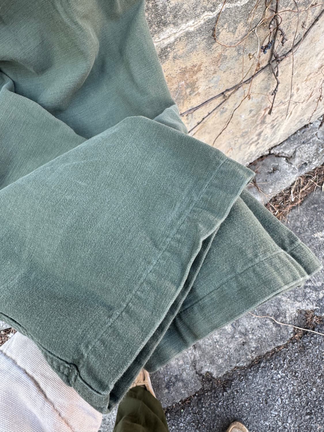 70s 미군 오리지널 og-107 퍼티그 팬츠 36 상품이미지6