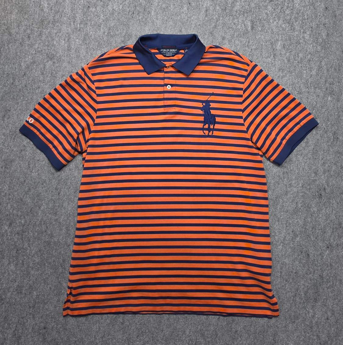 폴로 골프 빅포니 스트라이프 PK 카라 반팔티 L 상품이미지1