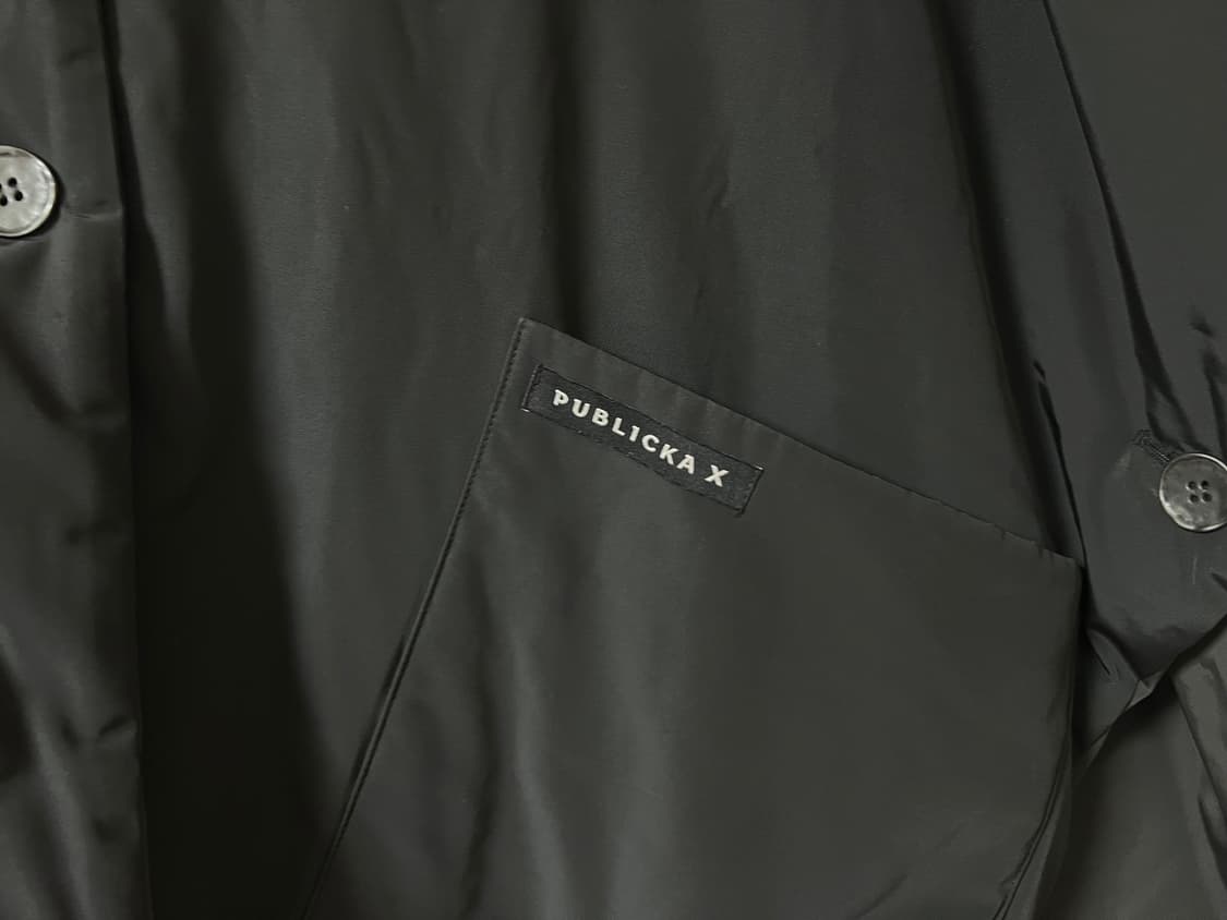 PUBLICKA X 퍼블리카 엑스 리버서블 패딩 숄 블랙 상품이미지4