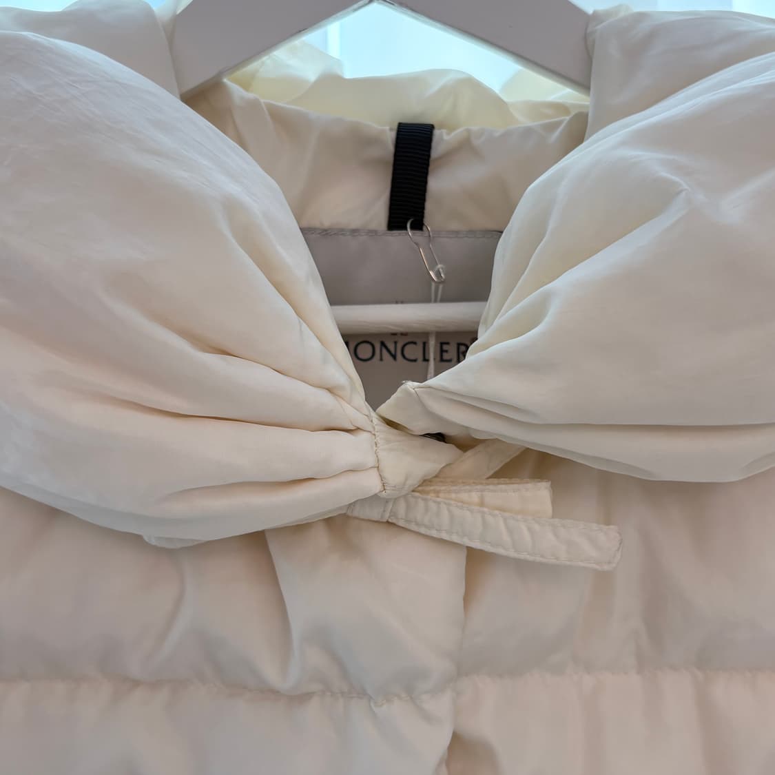 빈티지 몽클레어 아이보리 밸티드 패딩 상품이미지6