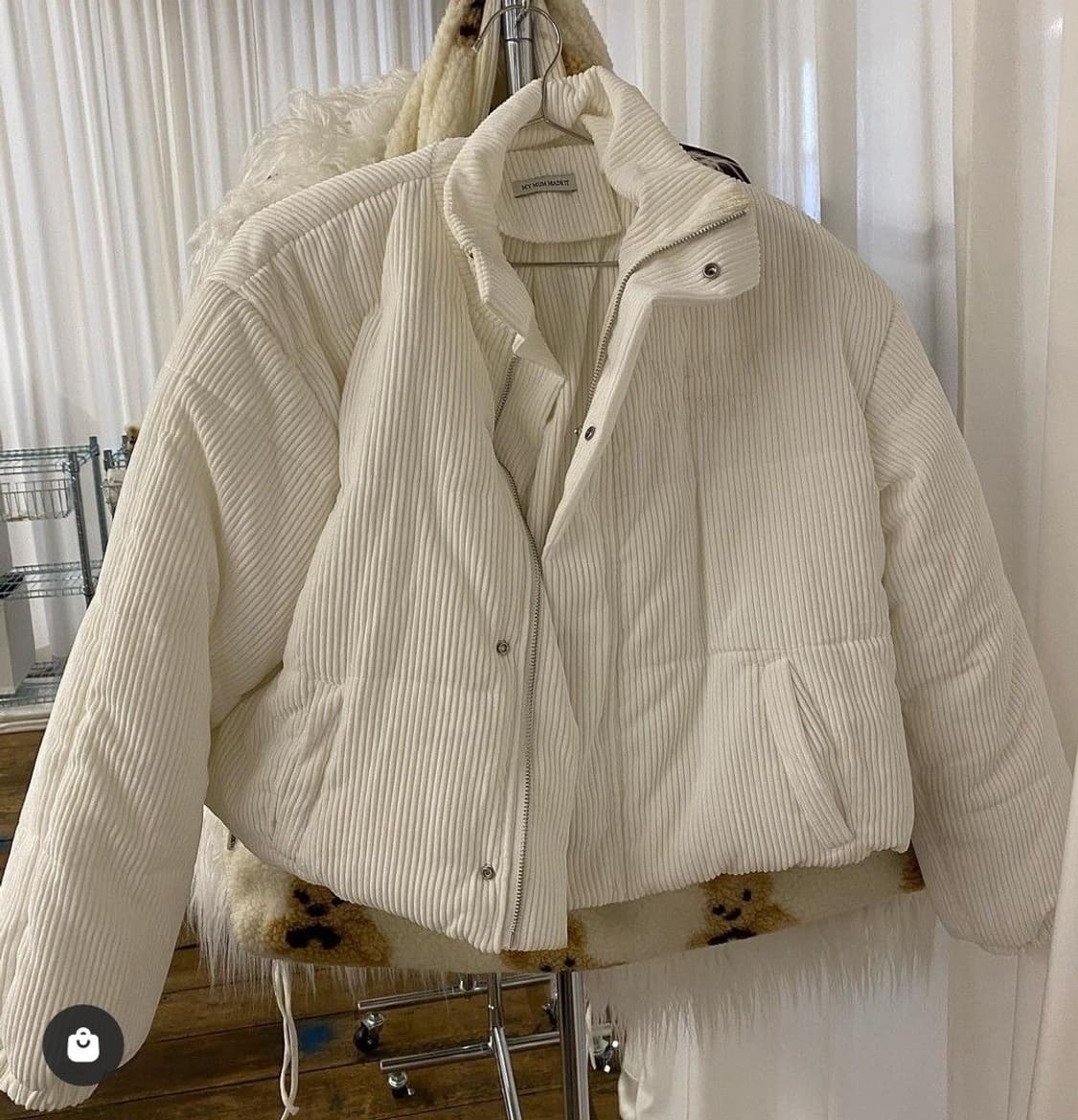 My Mum Made It 리사이클 코듀로이 푸퍼 자켓 상품이미지9