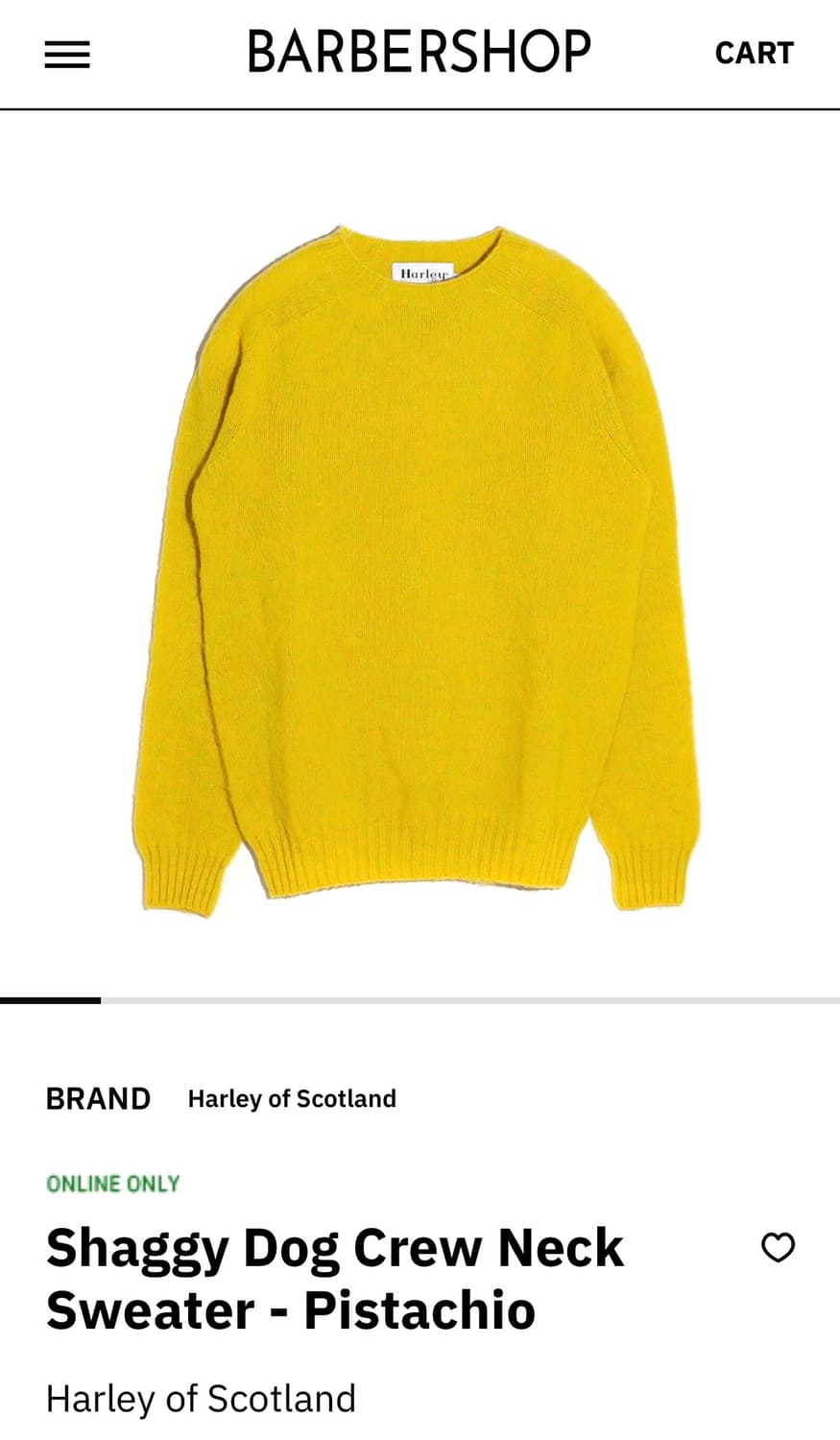 할리오브 스코틀랜드 _ L size (피스타치오 컬러) 상품이미지1