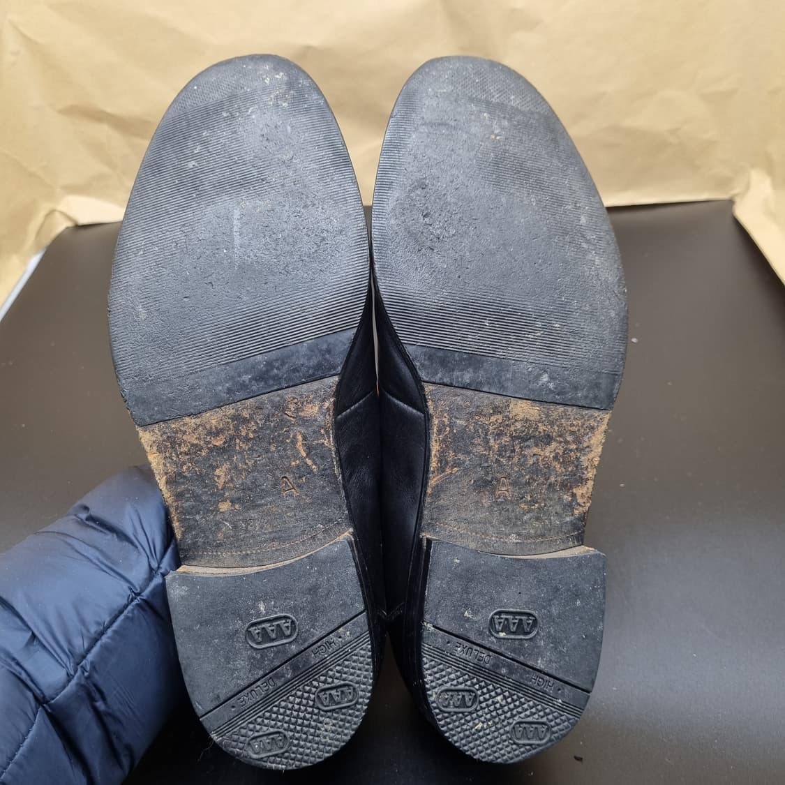 정품 발렌시아가 남성정장구두 실사이즈275  상품이미지3