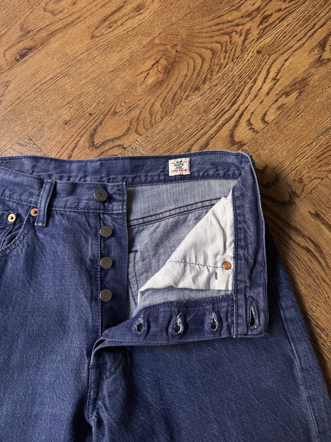 [32]리바이스 501 빈티지 워싱 스트레이트 콘밀 데님 팬츠 상품이미지4