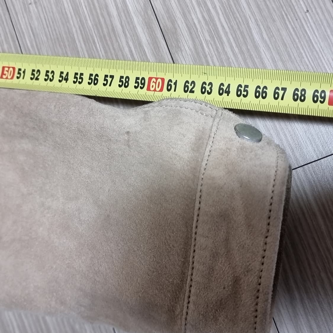 자라 가죽스웨이드 가죽트러커 자켓 베이지(105-110) 상품이미지3