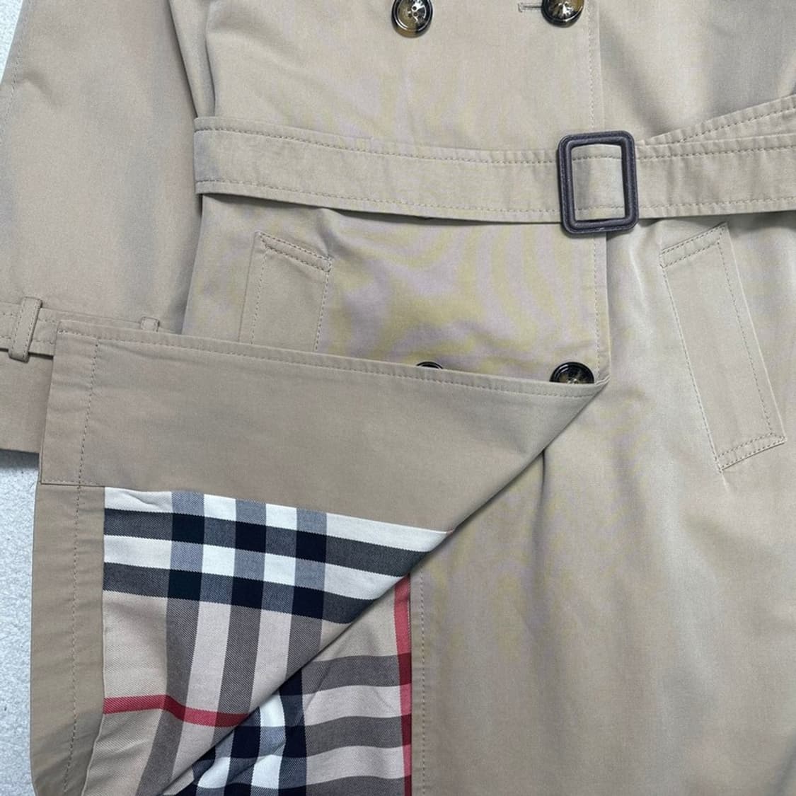 BURBERRY 걸즈 트렌치 코트 베이지 상품이미지5