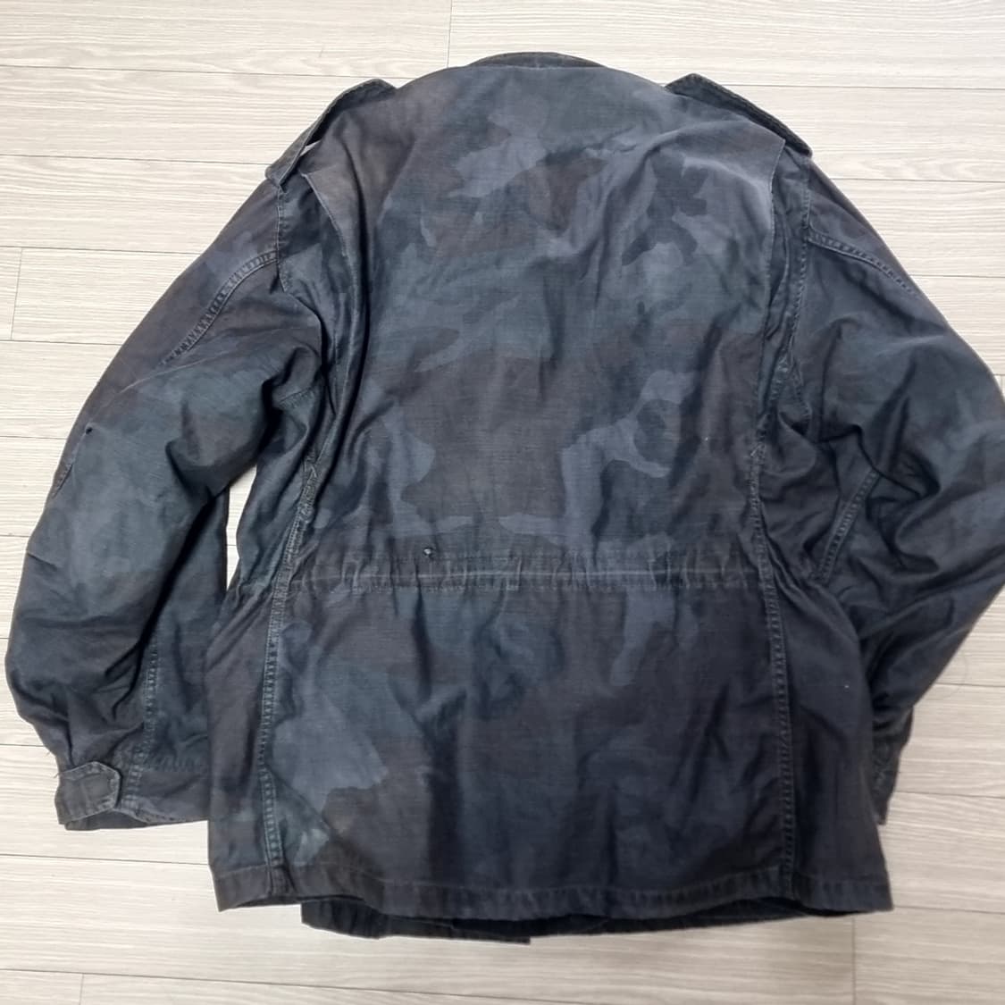 미군 우드랜드 블랙염색 m65 야상 자켓(라지레귤러) 상품이미지2