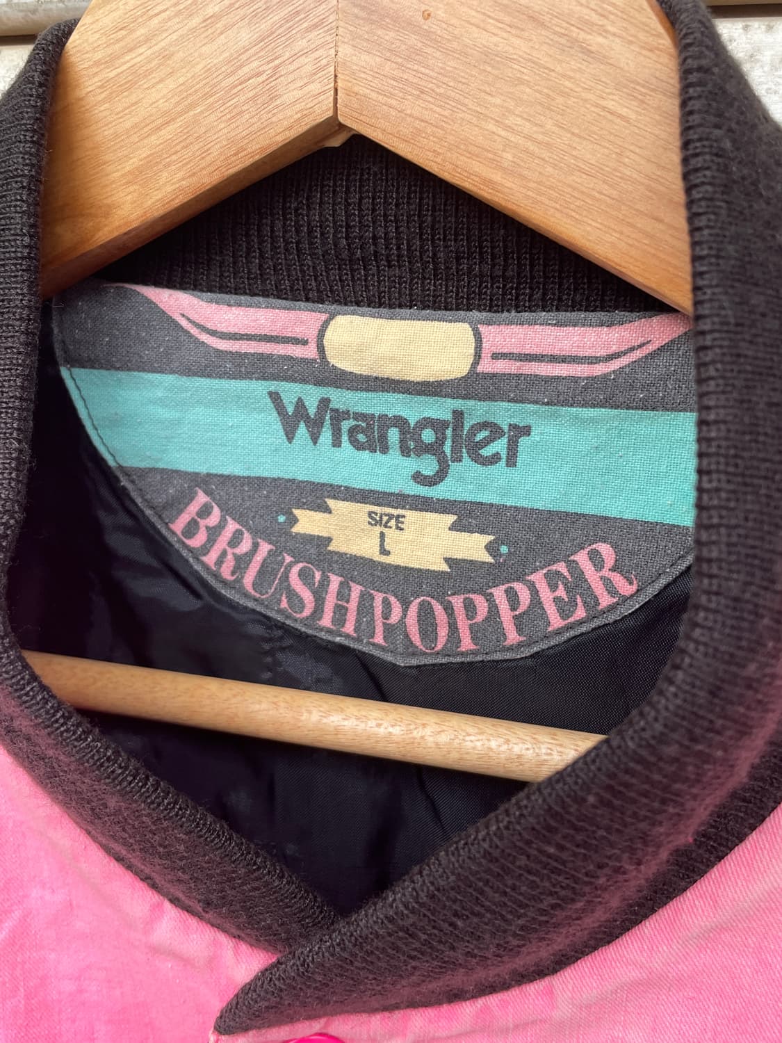 80-90s Wrangler pink bomber jacket 상품이미지8