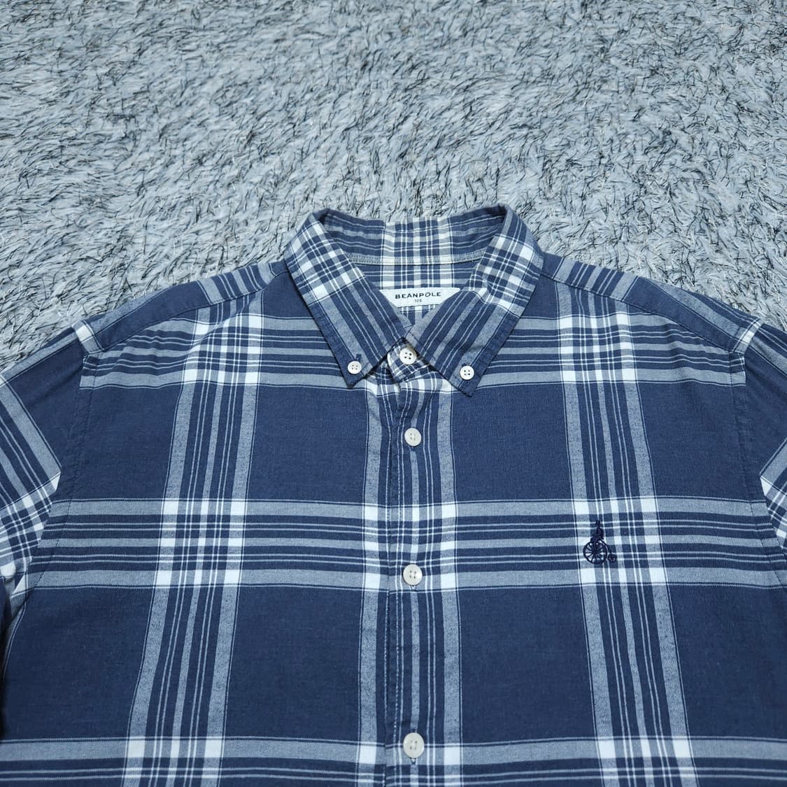 빈폴)105 남자 체크남방셔츠 / 왕눈이샵 상품이미지3