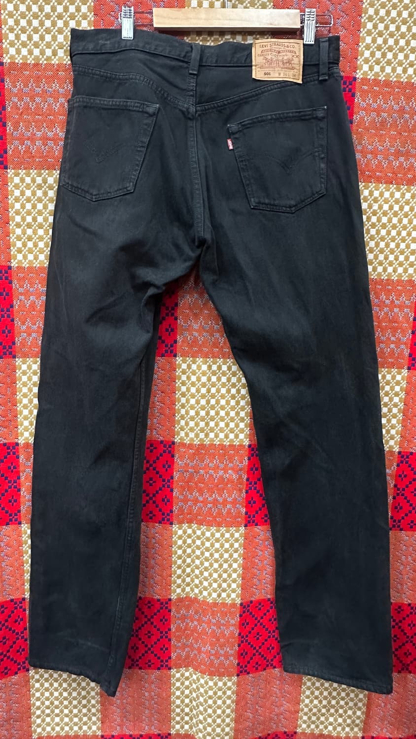 90s 리바이스 usa 501 블랙진 34사이즈  상품이미지2