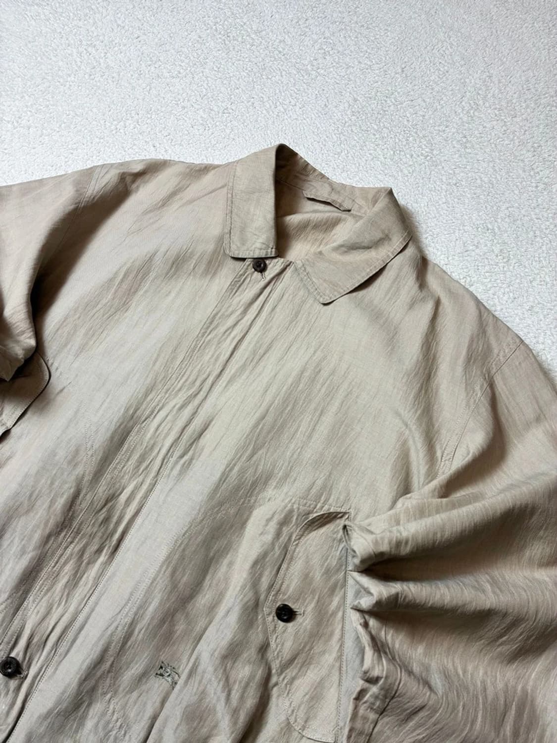 버버리 90's 아카이브 린넨 스윙톱 자켓 PN7335 상품이미지2