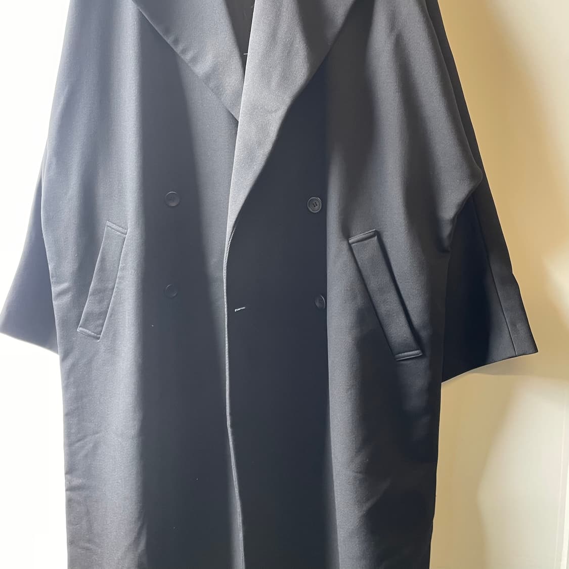 요지야마모토 더블 롱 코트 상품이미지3