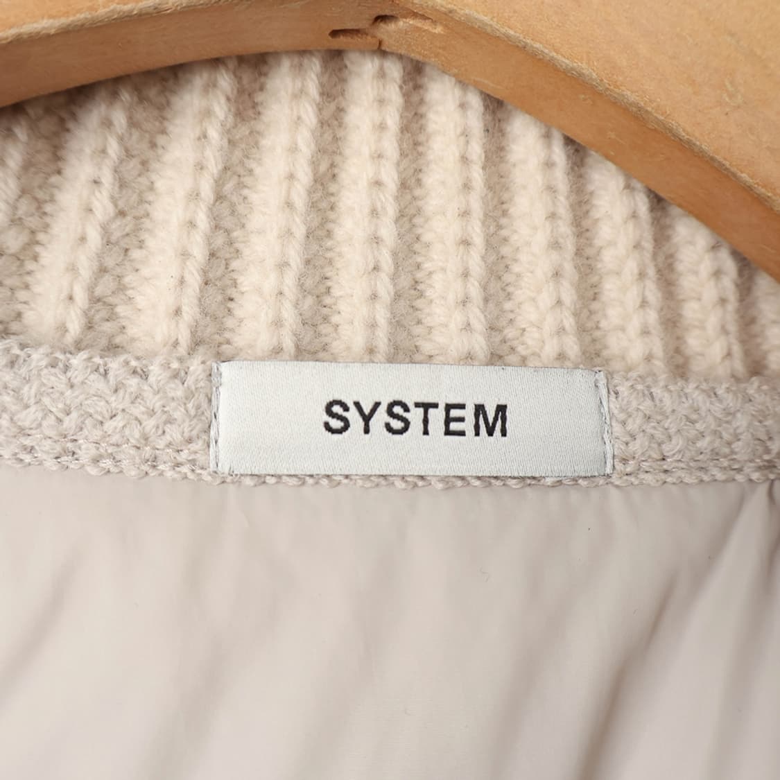 55/시스템 울 텍스처 블록 점퍼 상품이미지8