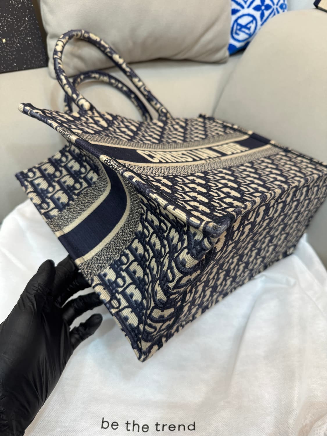 [인보이스구성] 디올 오블리크 북도트 미듐 상품이미지2