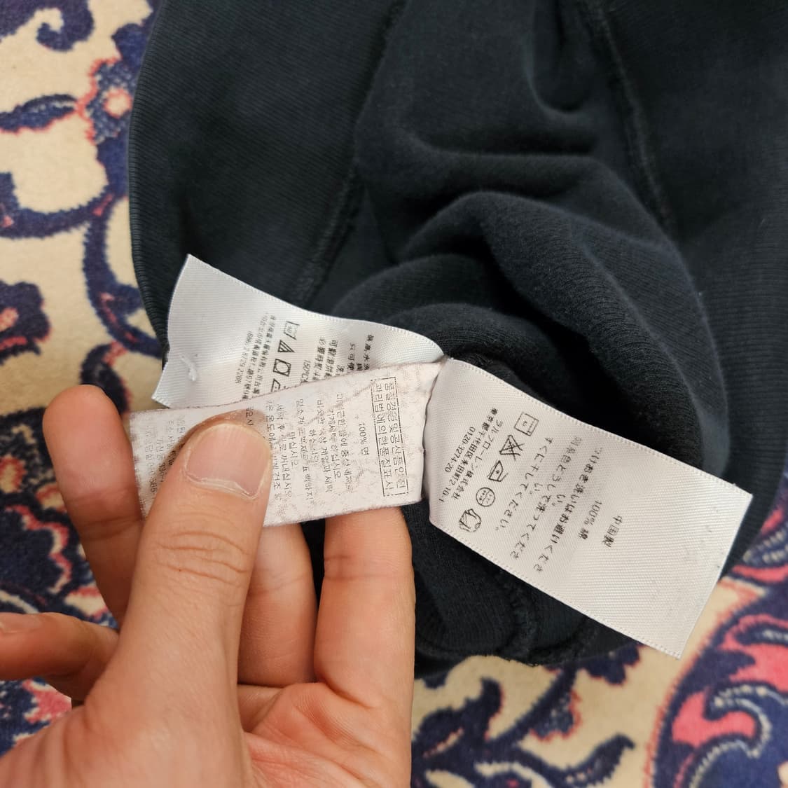 폴로랄프로렌 빈티지 코튼 숄카라넥 니트 상품이미지8