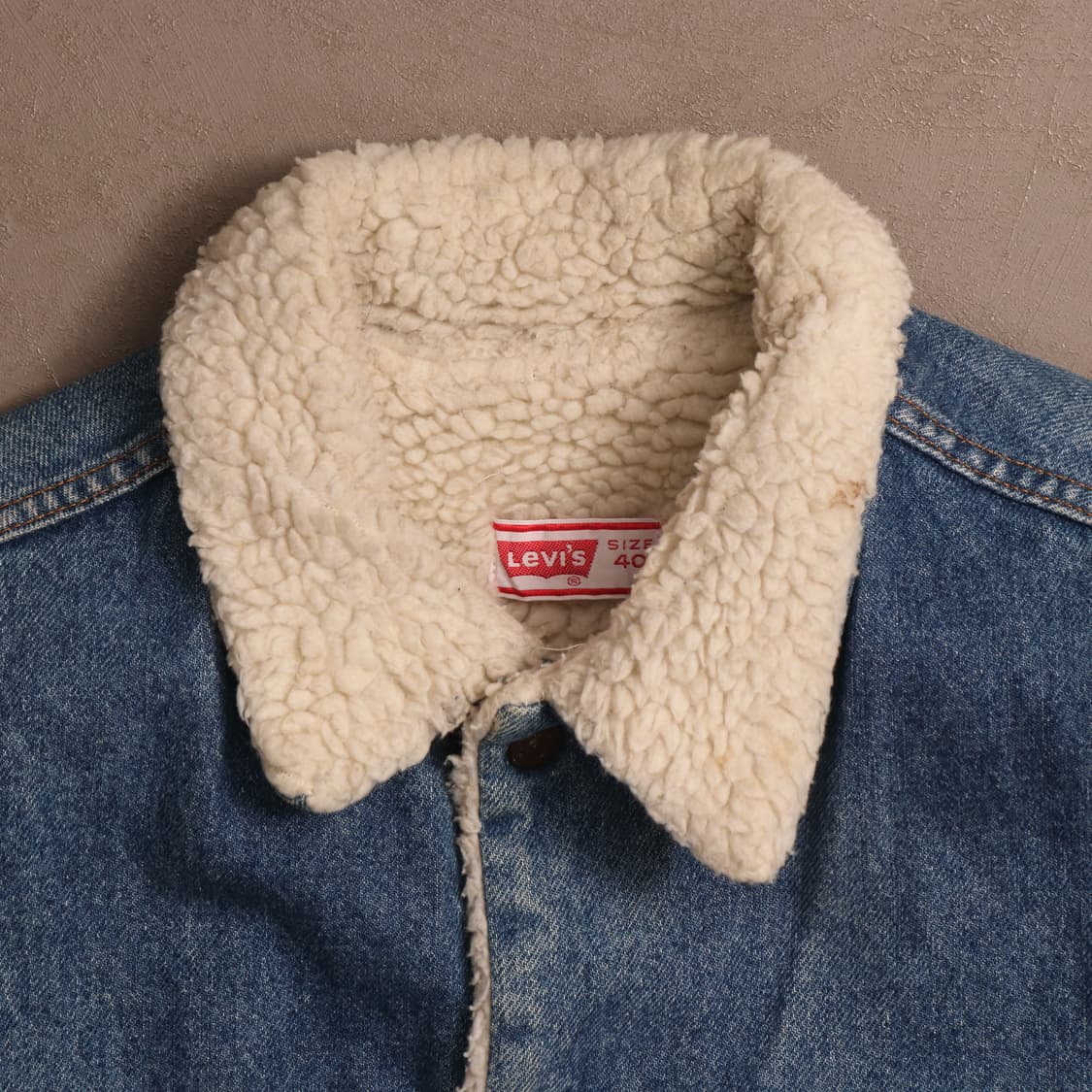 90's USA 리바이스 양털 데님자켓 A1483 상품이미지2
