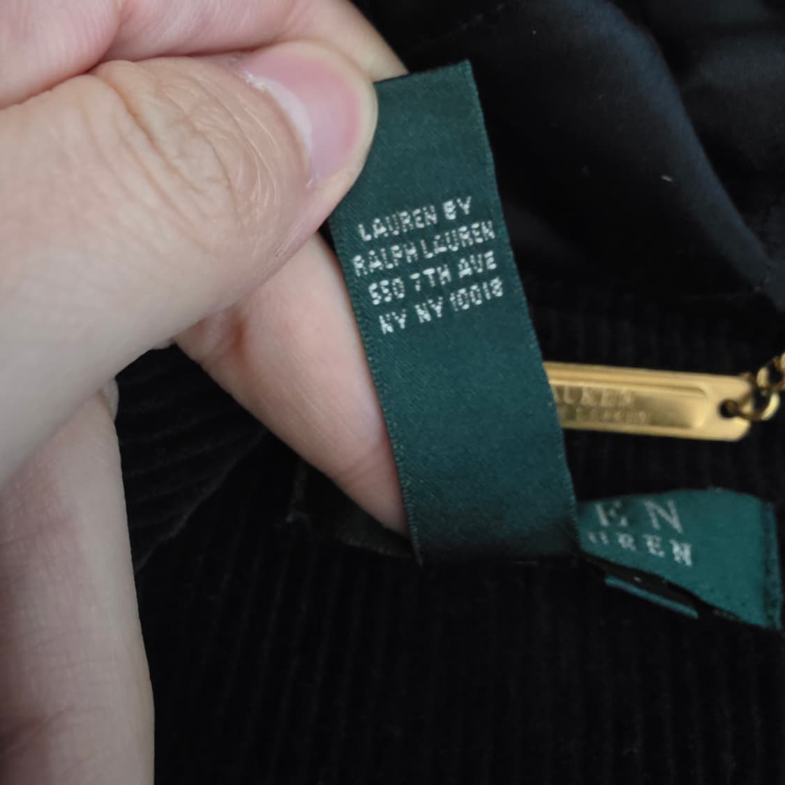 [국내유일] 랄프로렌 코듀로이(골덴) 더플 떡볶이 코트 상품이미지8