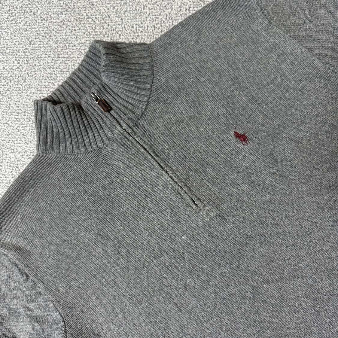 폴로 랄프로렌 반집업 니트 L 상품이미지3