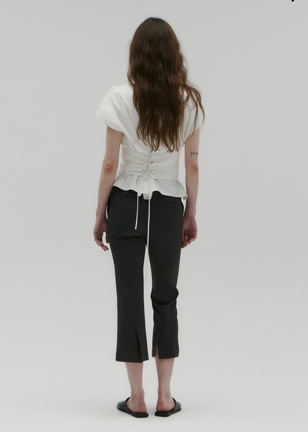 SSNAP BLOUSE , WHITE 상품이미지4