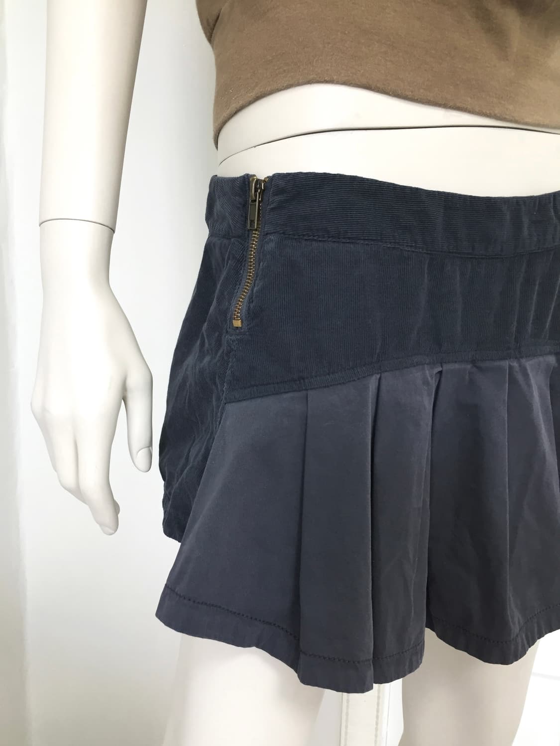 Italy made Vintage Pleats Mini Skirt 상품이미지5