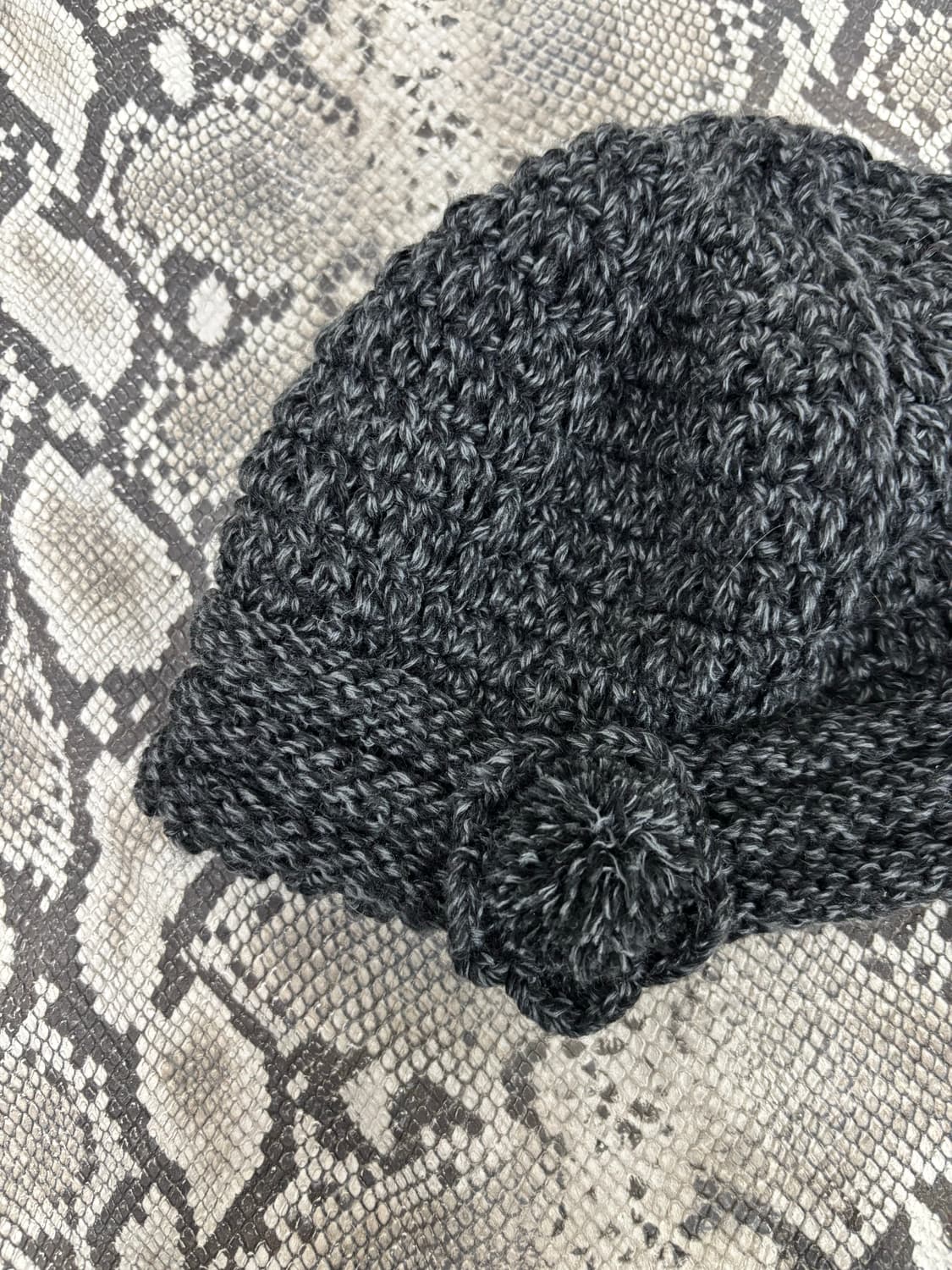 Grey Knit Beanie 상품이미지4