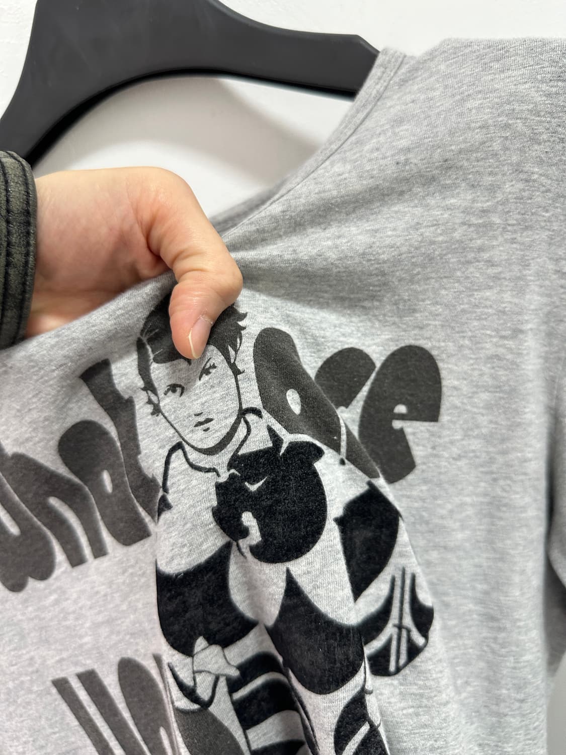 Has it y2k lettering sleeve 상품이미지3