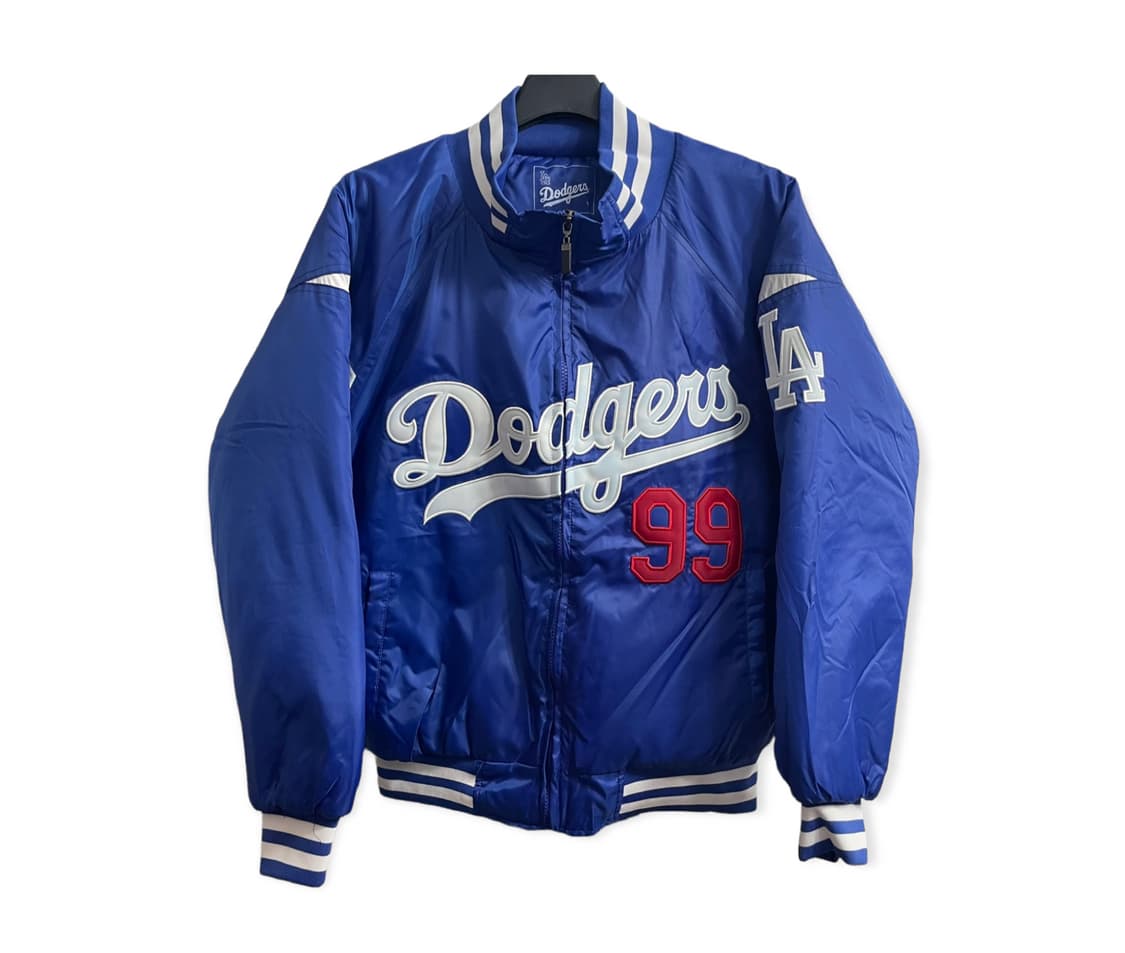 [L] 다져스 류현진 바시티 자켓 블루 상품이미지1