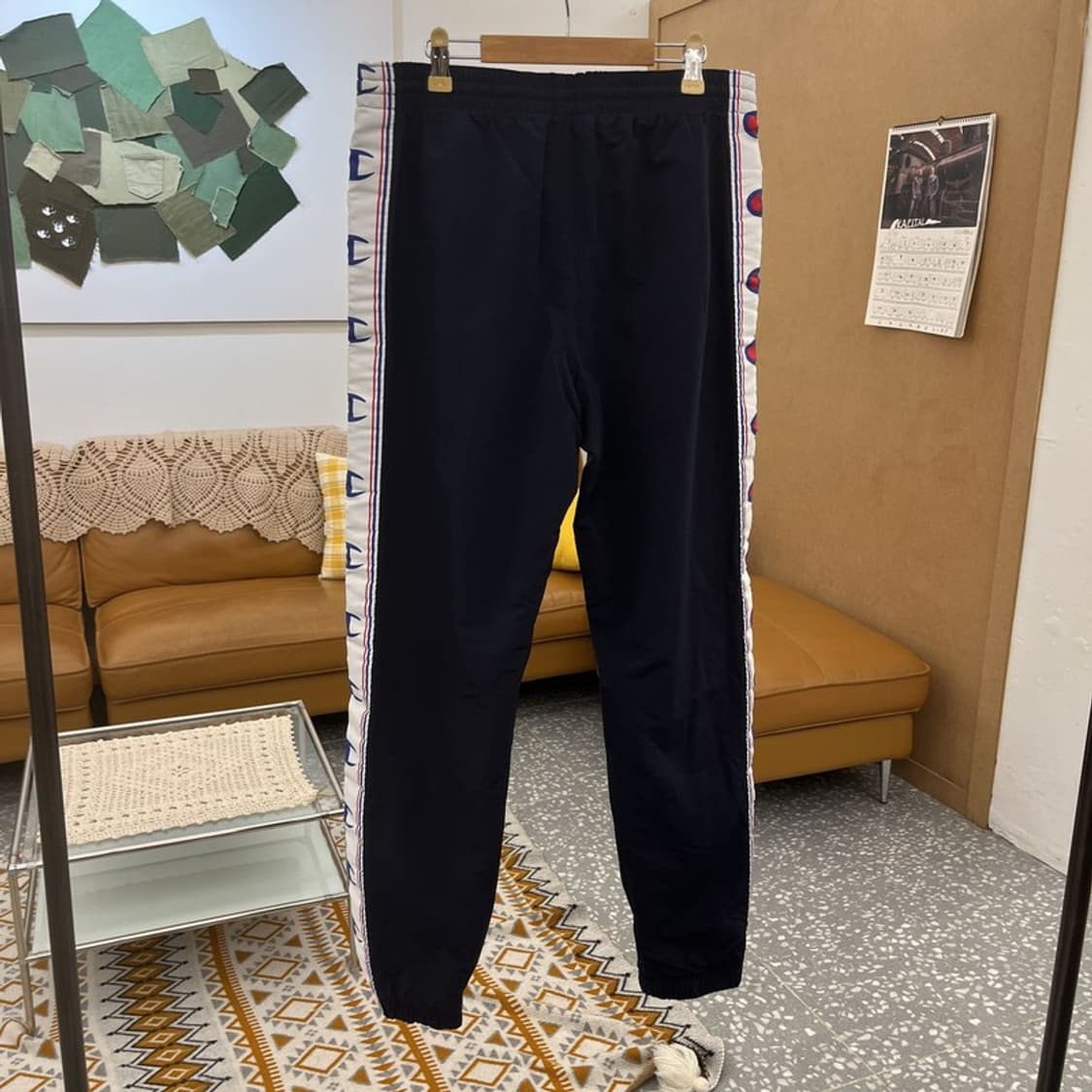 챔피온 리버스위브 스트릿 테이프라인 조거 트랙팬츠 L C10648 상품이미지4