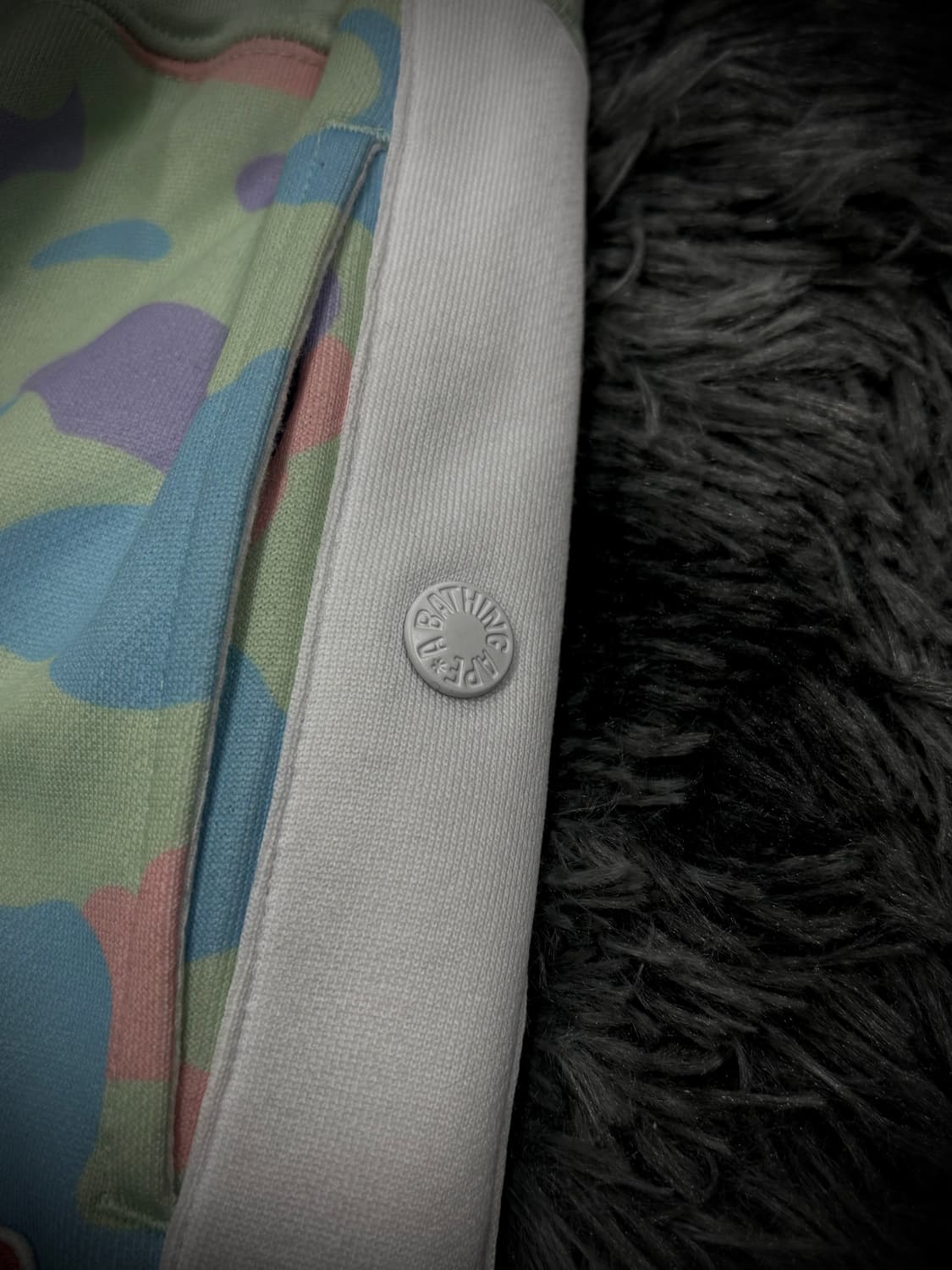 Bape 코튼캔디카모 패턴 밴딩 트랙팬츠 상품이미지5