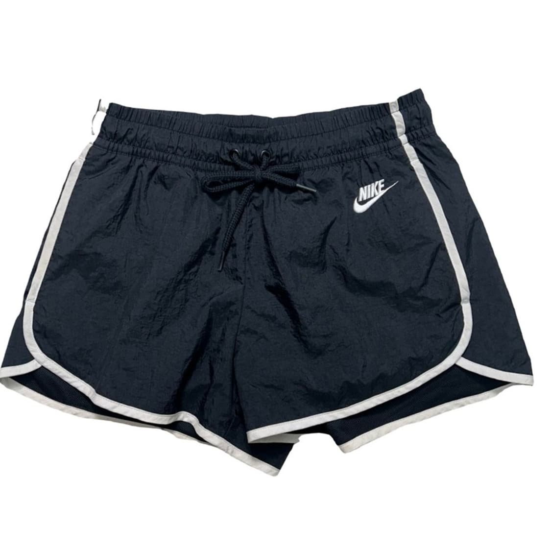 NIKE 우먼즈 헤리티지 우븐 쇼츠 반바지 블랙 M 상품이미지1