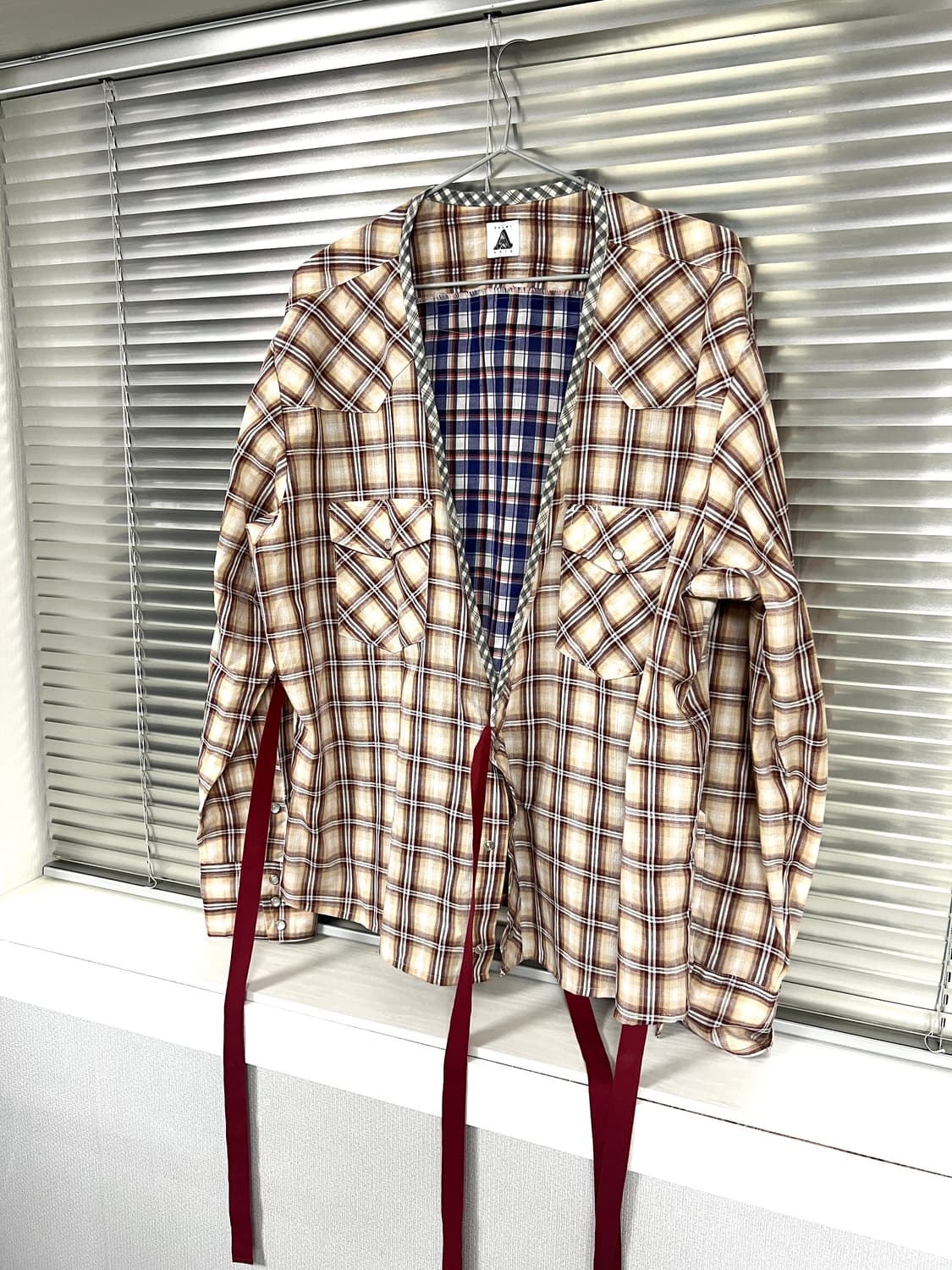 yuumi ARIA-REMAKE CHECK SHIRT 상품이미지3