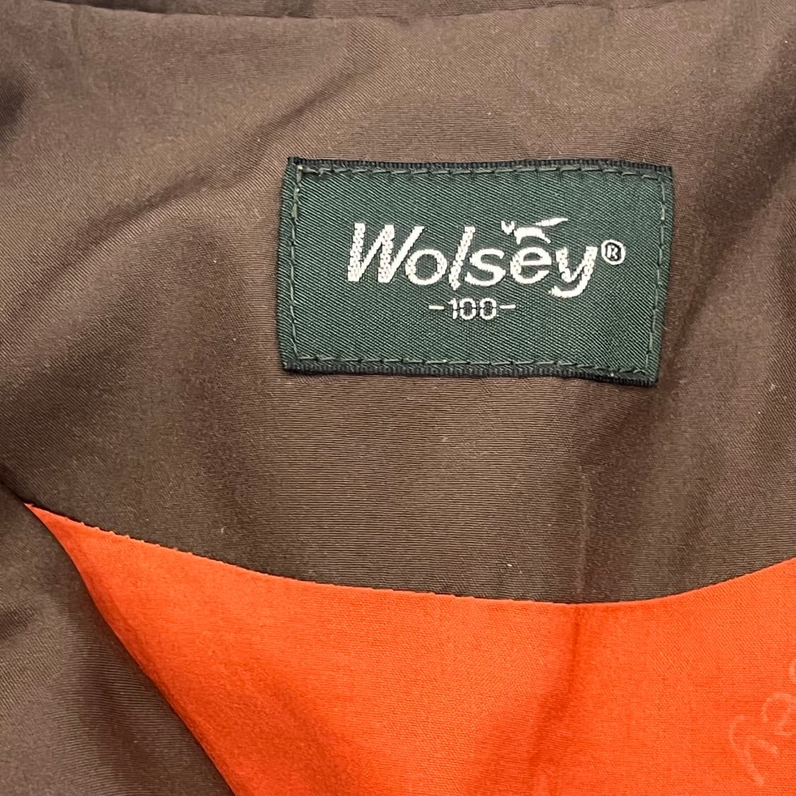 100 WOLSEY 아가일 패턴 집업 자켓 브라운 상품이미지4
