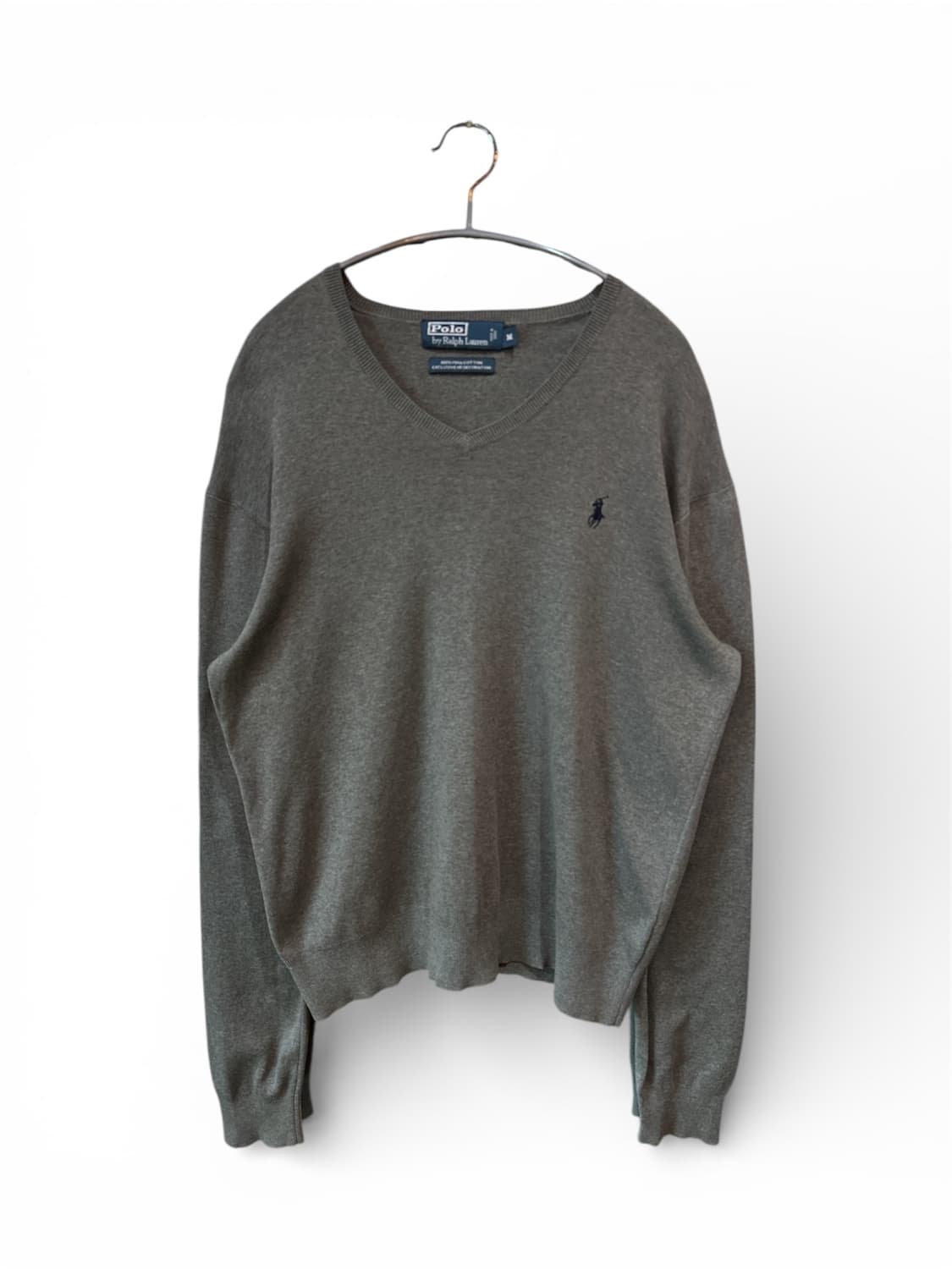 폴로 랄프로렌 피마 코튼 브이넥 니트 상품이미지1