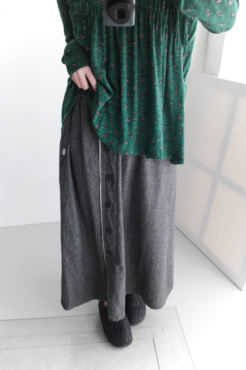 button skirt 상품이미지5