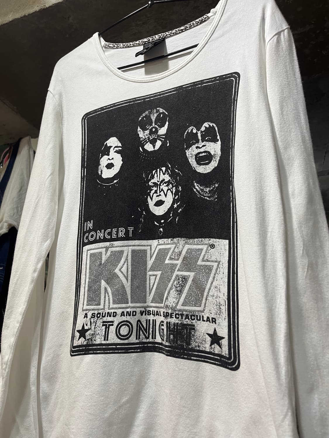 KISS 키스 공식 라이센스 락밴드 빈티지 포스터 롱슬리브 상품이미지1